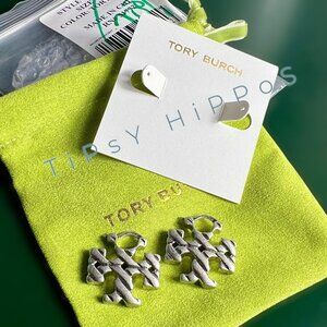 NEW!!  TORY BURCH Icon Hidden Hoop Earrings